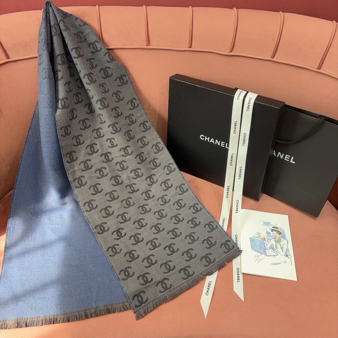 Chanel Scarves- Chanel Scarf Luxury Designer Silk Scarf