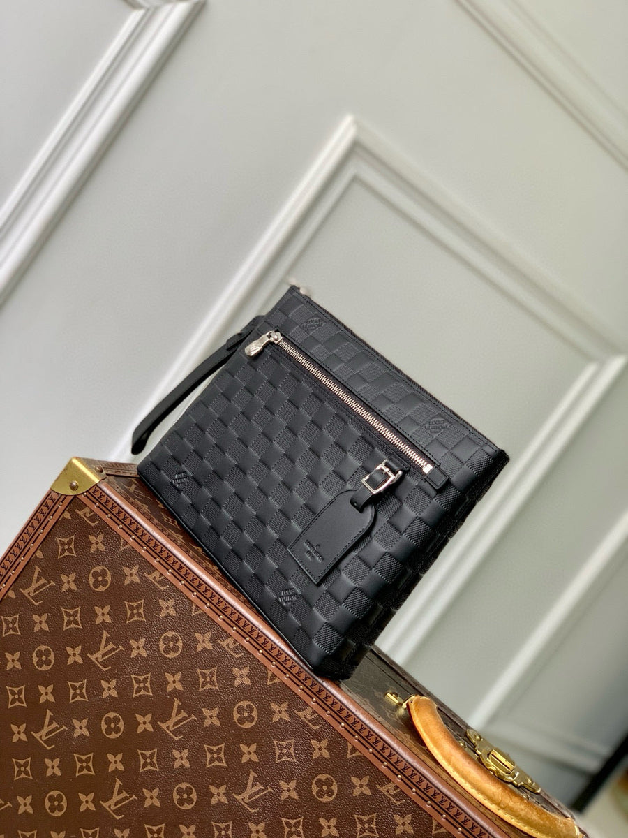 Louis Vuitton Bags- Louis Vuitton Lou Takeoff Pouch Premium Designer Shoulder Bag