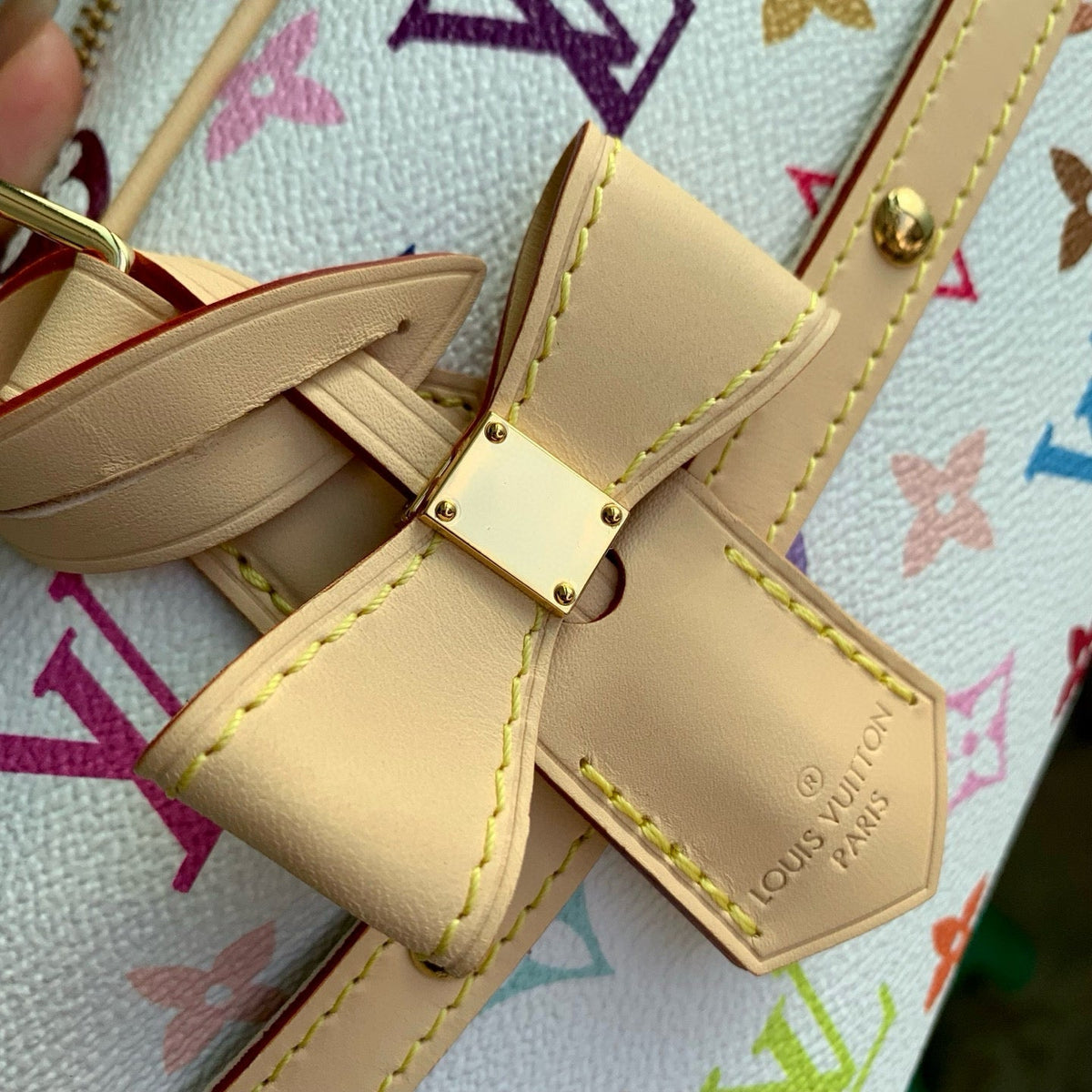 Louis Vuitton Bags- Louis Vuitton Lou x Murakami East West Bag Elegant Everyday Designer Handbag