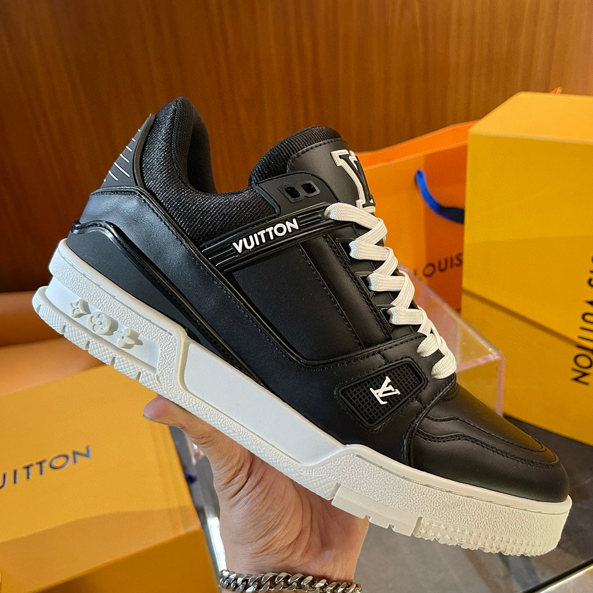 Louis Vuitton Shoes- Louis Vuitton Lou Trainers Comfortable Everyday Designer Shoes