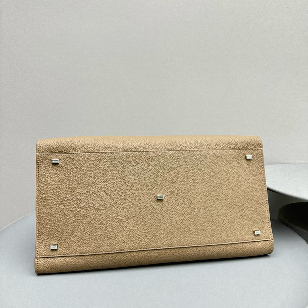The Row Bags- The Row Margaux 17 Bag Luxury Designer Leather Handbag