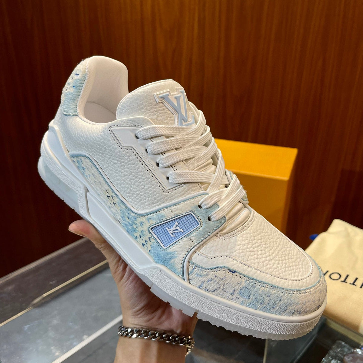 Louis Vuitton Shoes- Louis Vuitton Lou Trainers Comfortable Everyday Designer Shoes