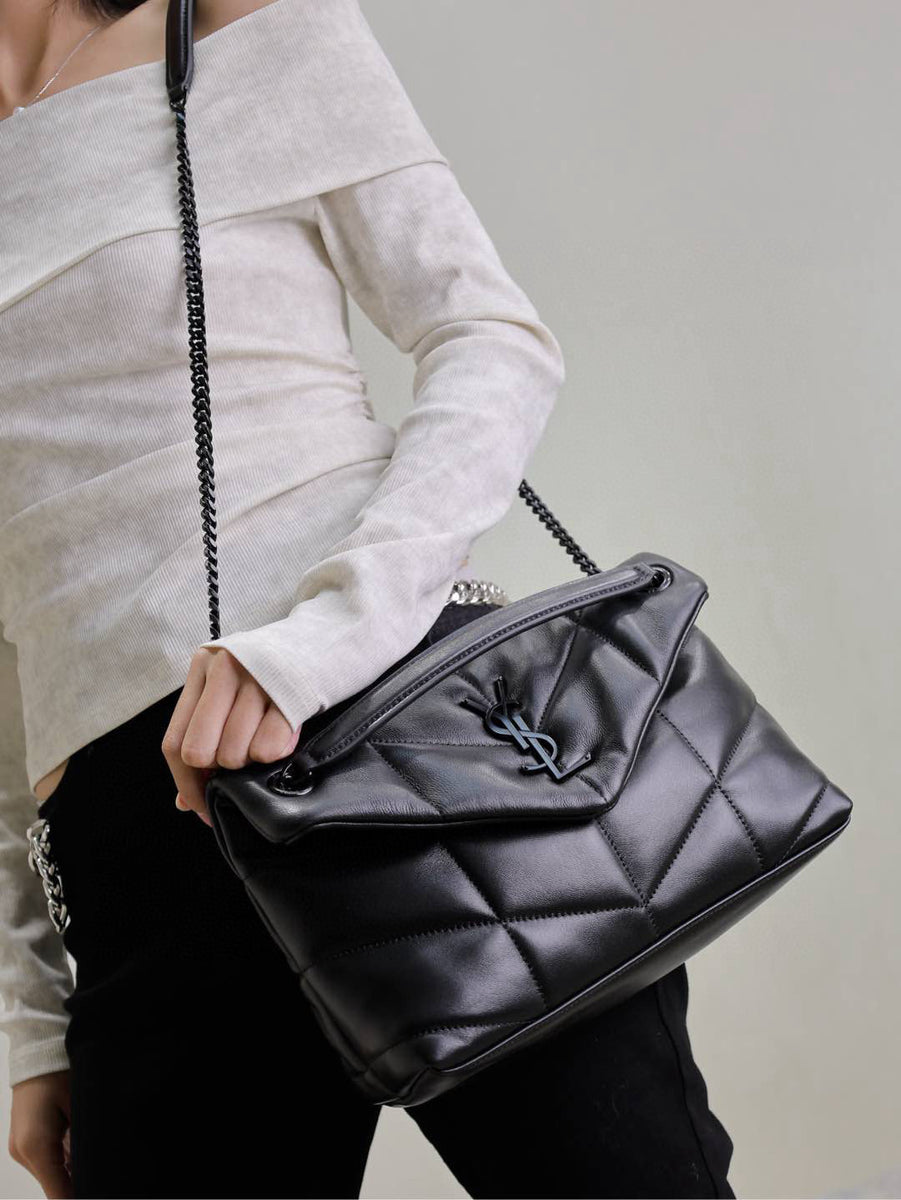 Saint Laurent Bags- Saint Laurent Loulou Puffer Small Bag Elegant Everyday Designer Handbag