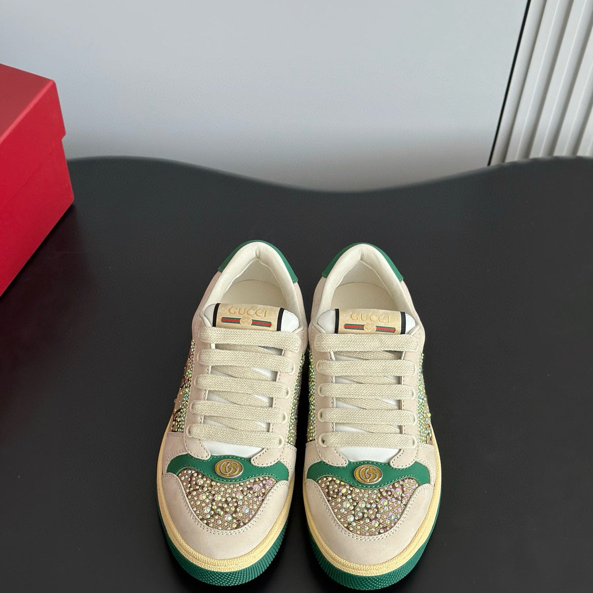 Gucci Shoes- Gucci Screener Trainers Premium Designer Casual Shoes