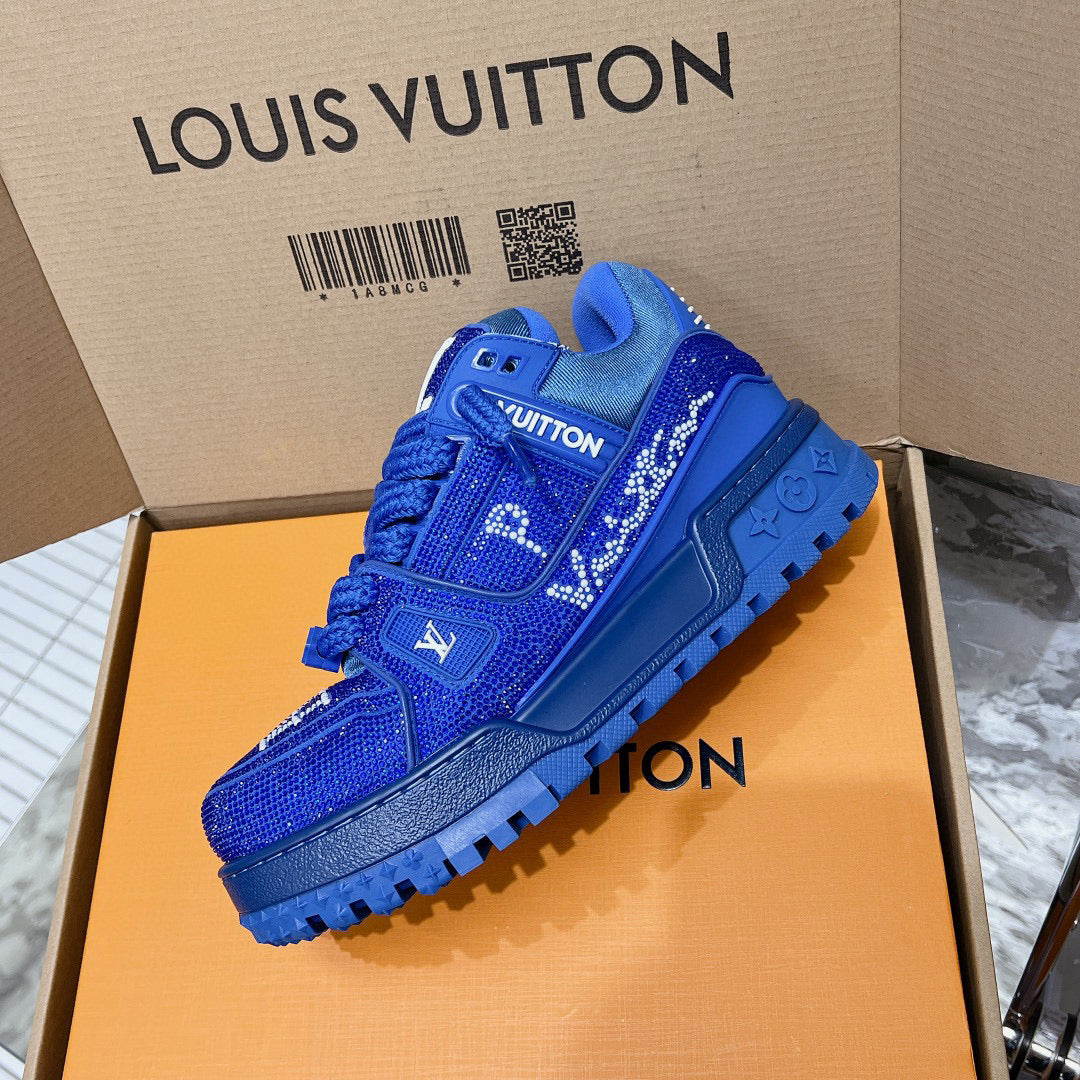 Louis Vuitton Shoes- Louis Vuitton Lou Trainers Comfortable Everyday Designer Shoes