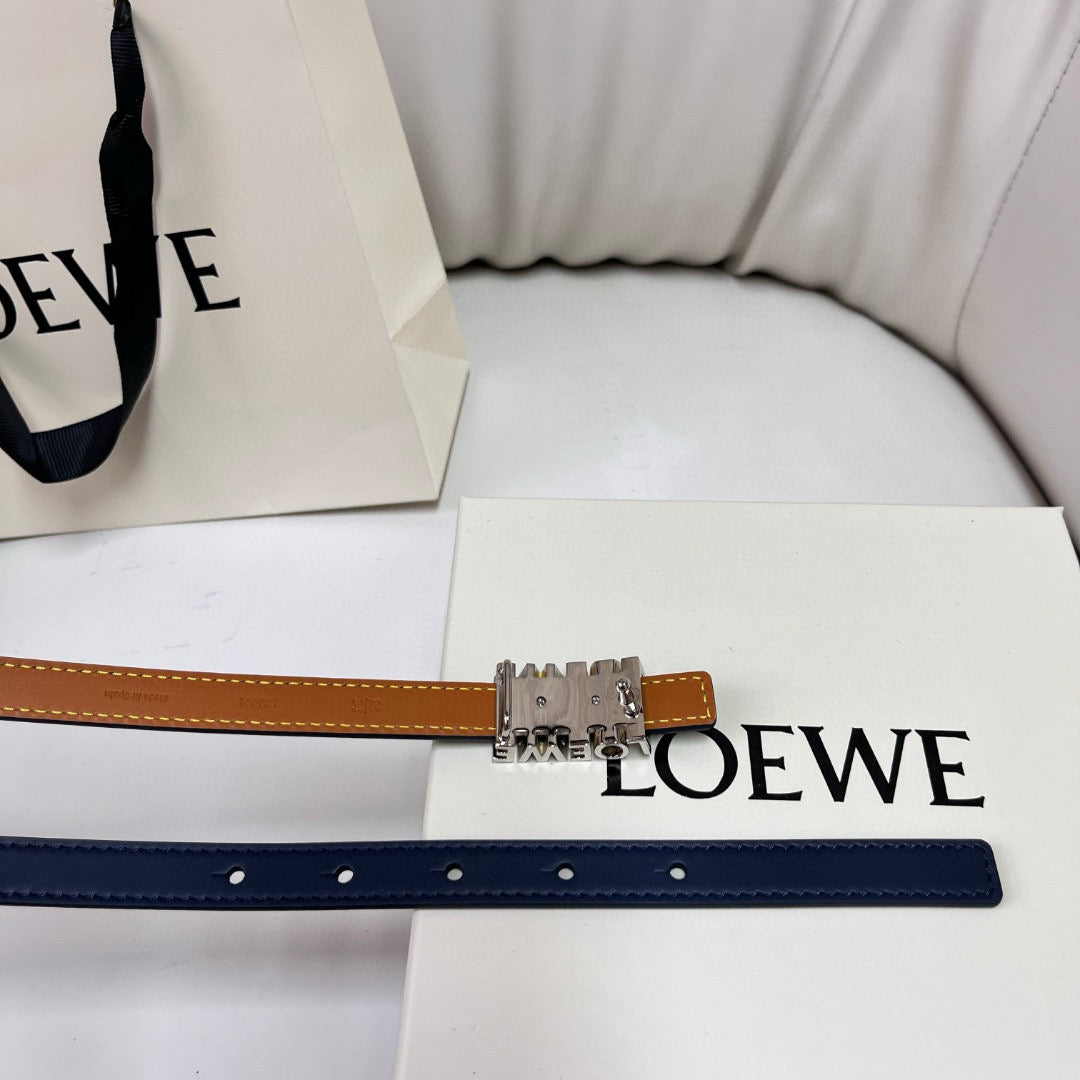 Belts- Loew Belt 1.5 Cm Premium Leather Designer Belt
