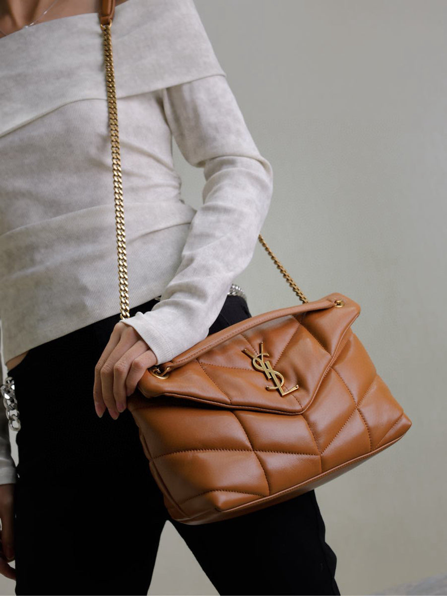 Saint Laurent Bags- Saint Laurent Loulou Puffer Small Bag Luxury Designer Leather Handbag