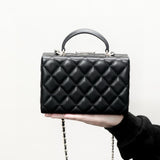 Front view of Chanel Small Box Chain Bag premium bag