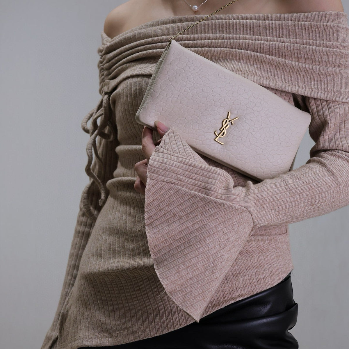 Saint Laurent Bags- Saint Laurent Calypso Mini Bag Luxury Designer Leather Handbag