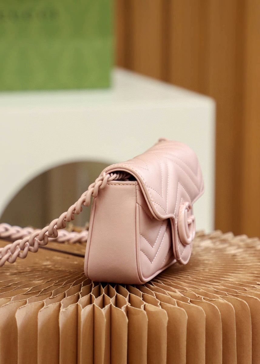 Gucci Bags- Gucci Marmont Super Mini Bag Luxury Designer Leather Handbag