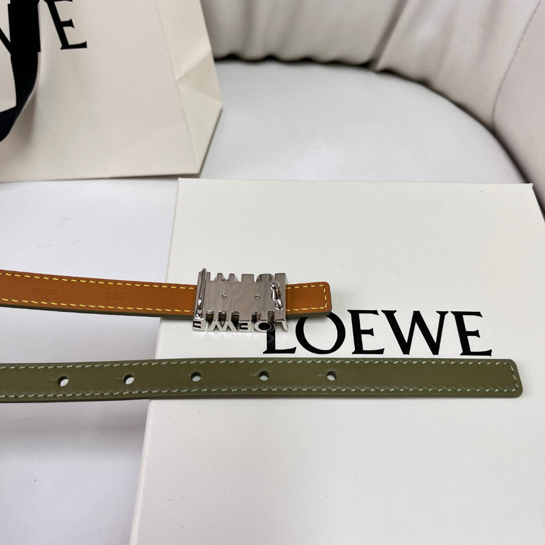 Belts- Loew Belt 1.5 Cm Premium Leather Designer Belt