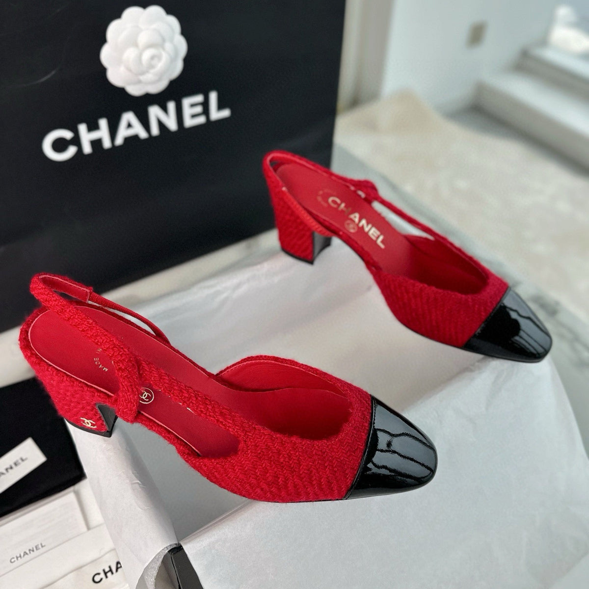 Chanel Shoes- Chanel Slingback Heels Comfortable Everyday Designer Shoes