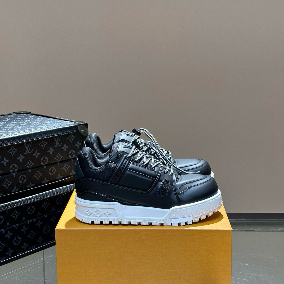 Louis Vuitton Shoes- Louis Vuitton Lou Trainers Comfortable Everyday Designer Shoes