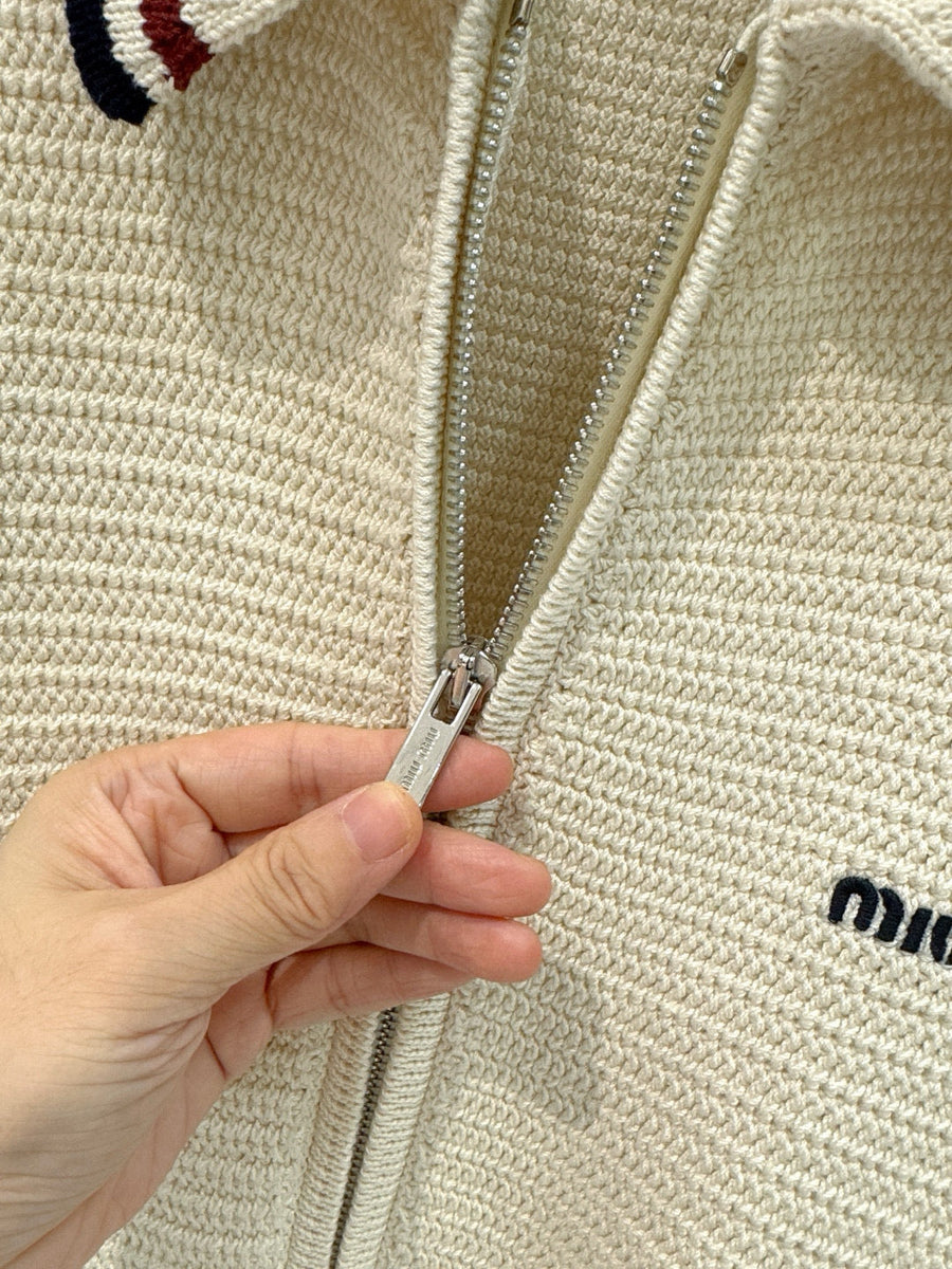 Sweaters- Miu M Cardigan Premium Casual Designer Knitwear