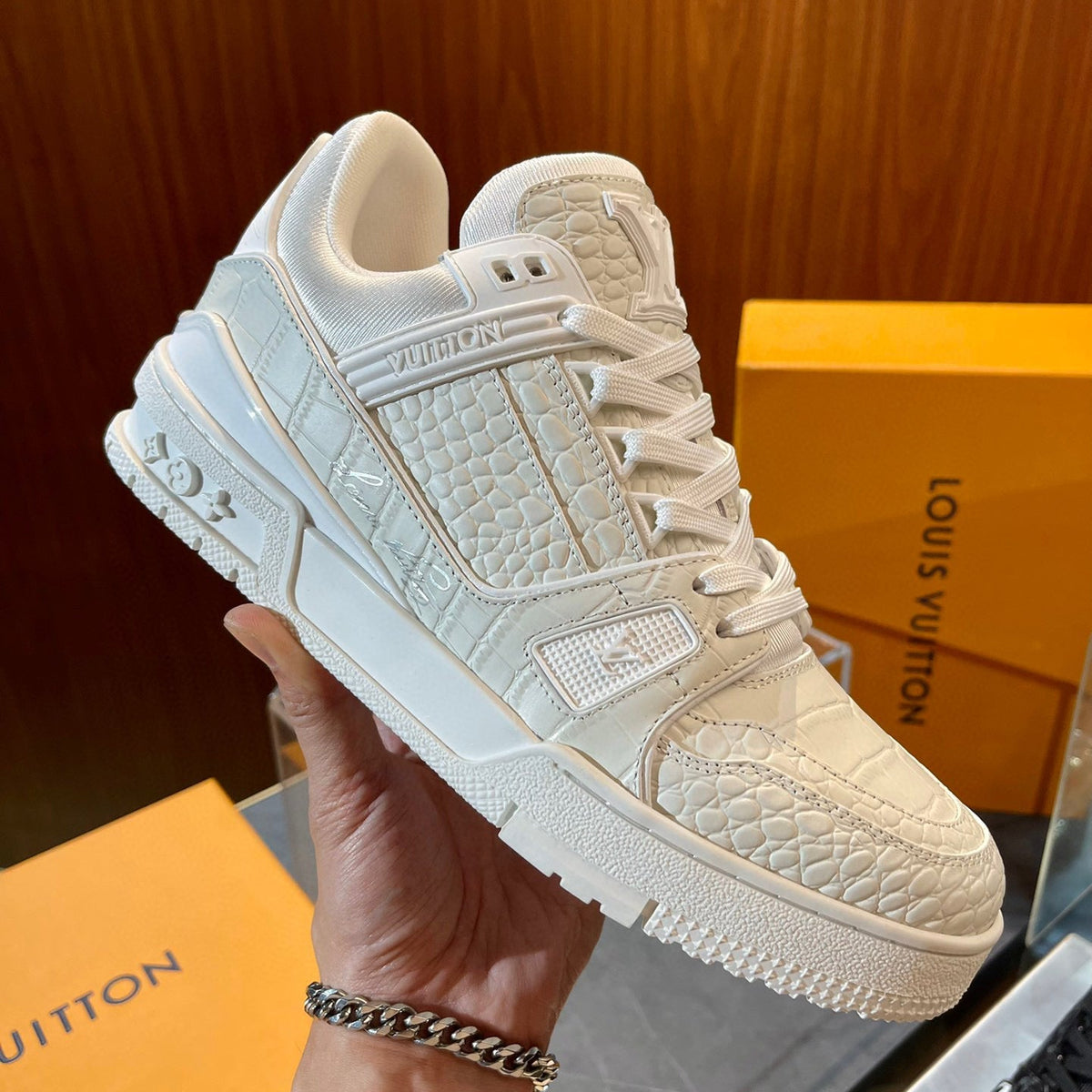 Louis Vuitton Shoes- Louis Vuitton Lou Trainers Premium Designer Casual Shoes