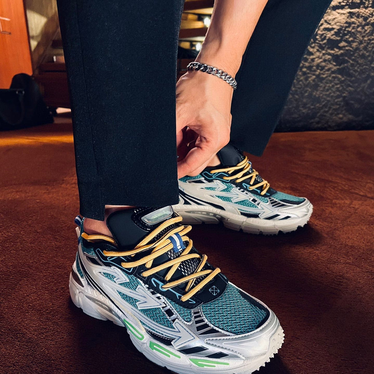 Shoes- Off W x Virgil Abloh Trainers Luxury Lifestyle Designer Footwear