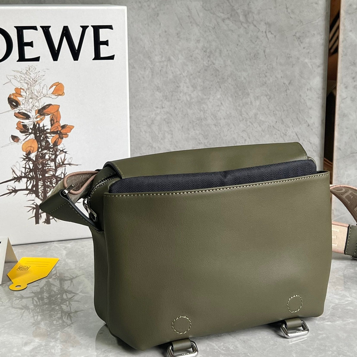 Bags- Loew XS Military Messenger Bag Elegant Everyday Designer Handbag