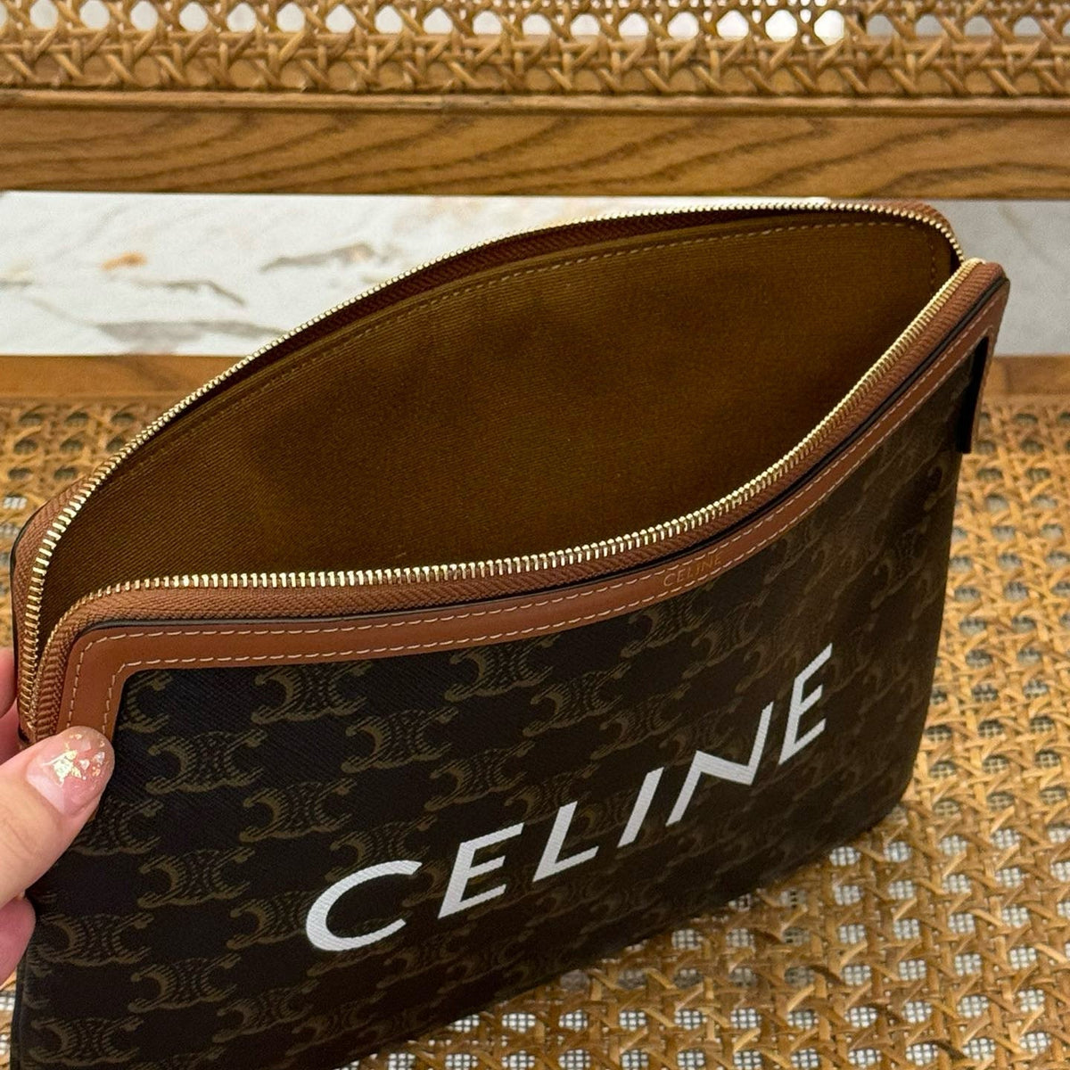 Bags- Cel Small Pouch With Strap Elegant Everyday Designer Handbag