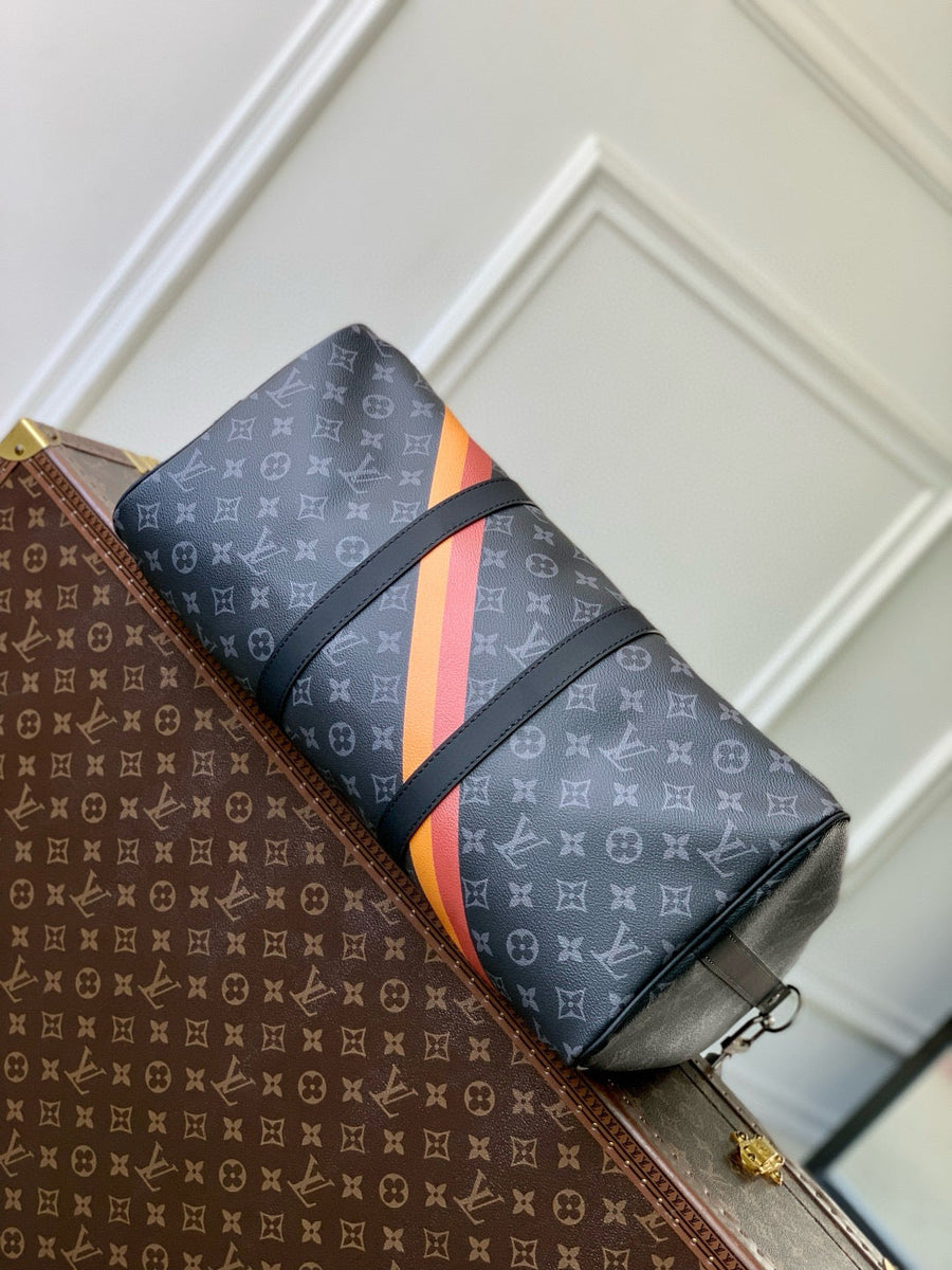 Louis Vuitton Bags- Louis Vuitton Lou Keepall Bandoulière 50 Bag Elegant Everyday Designer Handbag