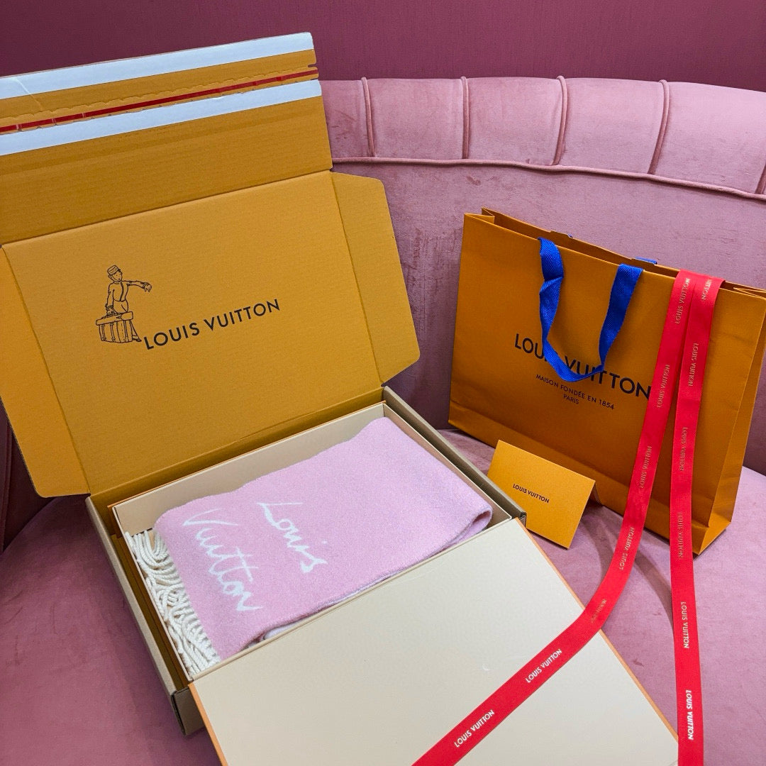 Louis Vuitton Scarves- Louis Vuitton Lou Scarf Elegant Everyday Designer Scarf