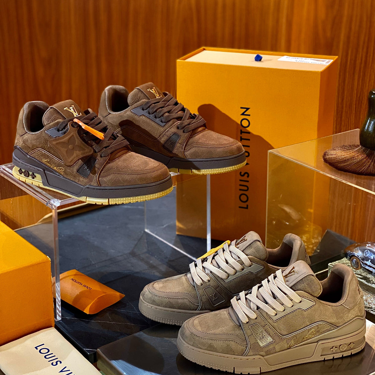 Louis Vuitton Shoes- Louis Vuitton Lou Trainers Premium Designer Casual Shoes