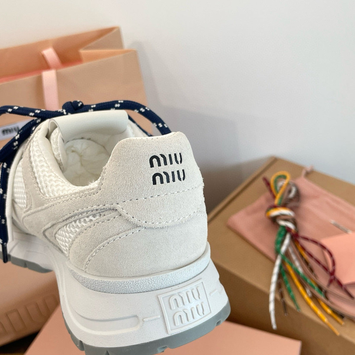 Shoes- Miu M Trainers Luxury Lifestyle Designer Footwear