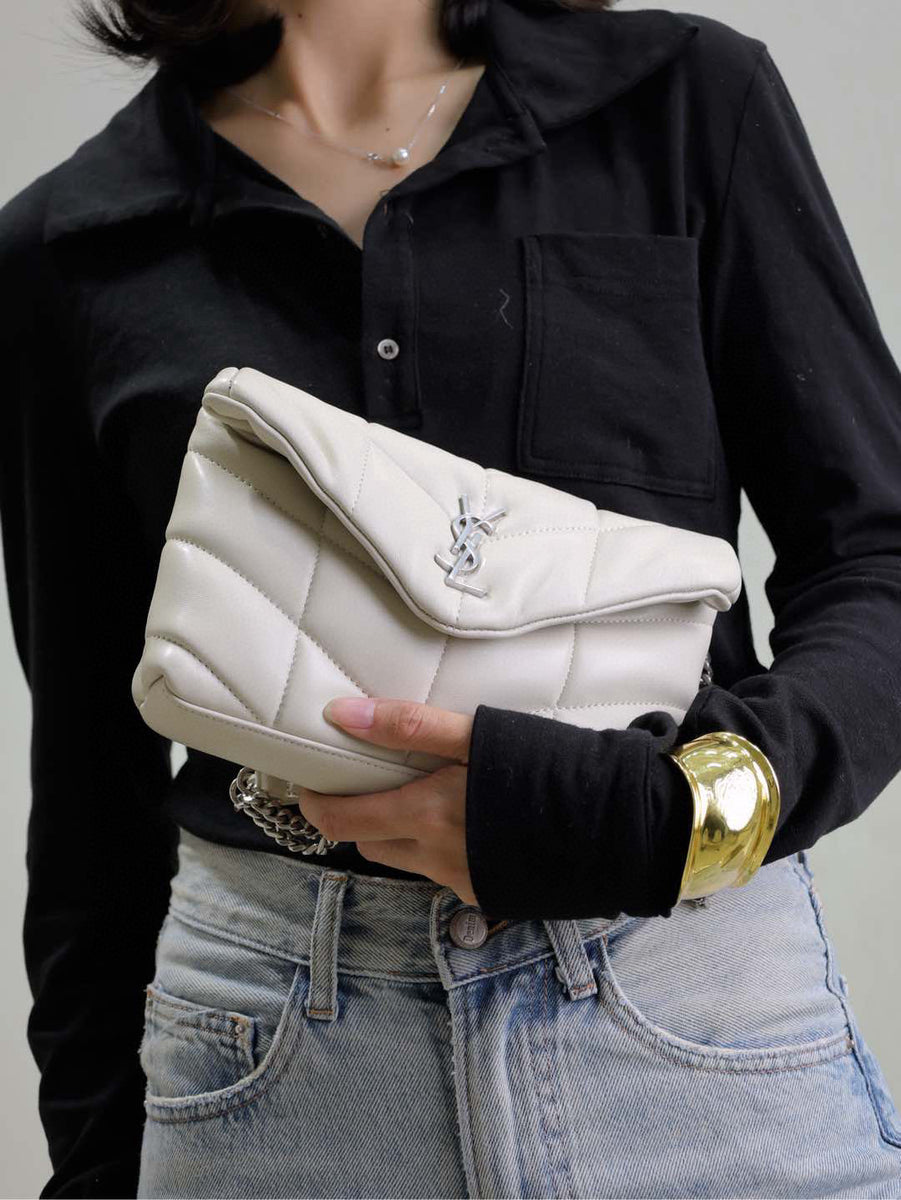 Saint Laurent Bags- Saint Laurent Toy Loulou Puffer Bag Premium Designer Shoulder Bag