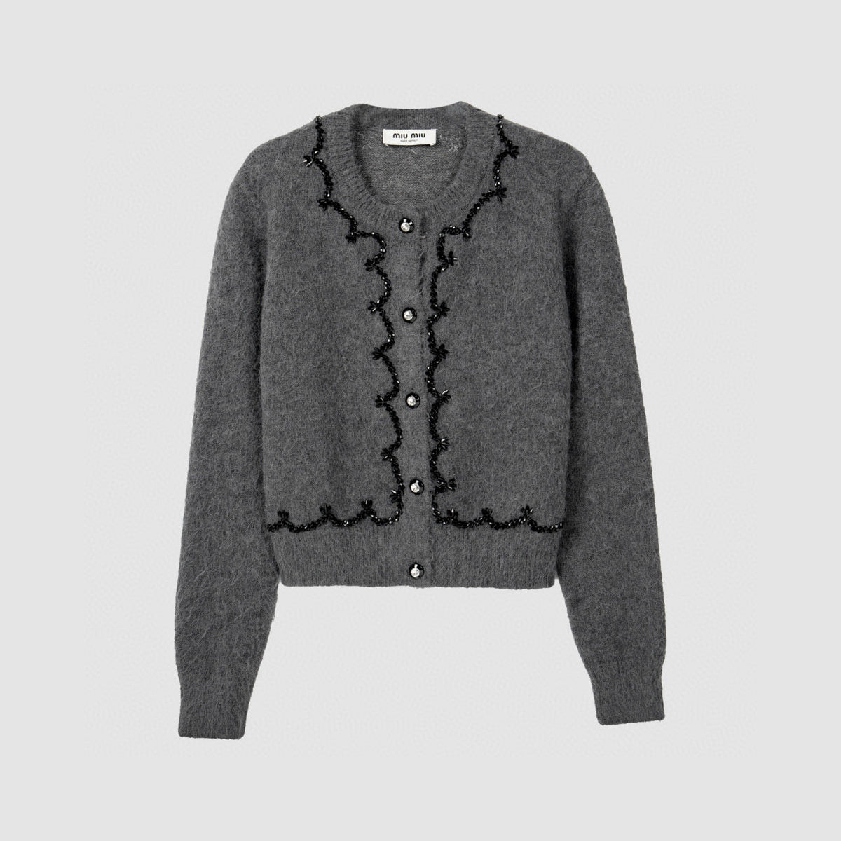 Sweaters- Miu M Cardigan Luxury Designer Knit Sweater