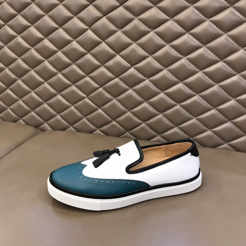 Hermes shoes Style 218 - logo and branding close-up