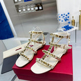 Close-up of Valentino Garavani shoes craftsmanship