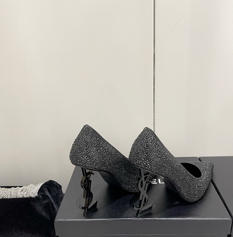 Saint Laurent shoes front view designer style
