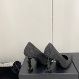 Saint Laurent shoes front view designer style