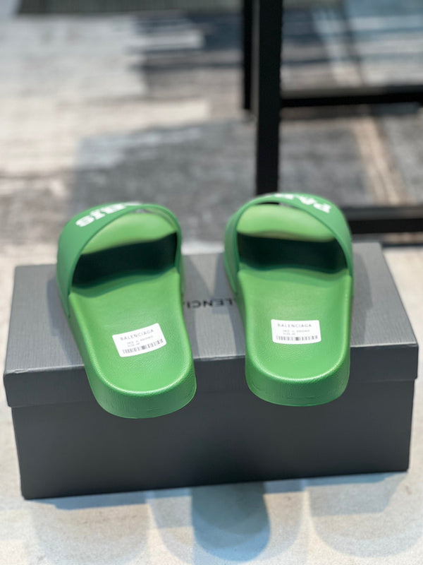 Balenciaga sandals Style 029 - logo and branding close-up