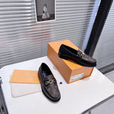 Louis Vuitton shoes Style 384 - close-up of elevated everyday design (alternate angle)