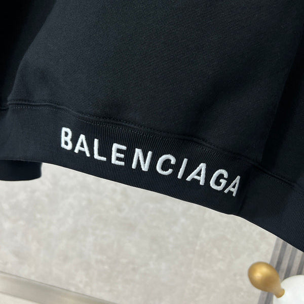 Close-up of Balenciaga designer clothing craftsmanship