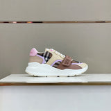 Burberry Beige Ankle Strap Heels - Toe Detail View