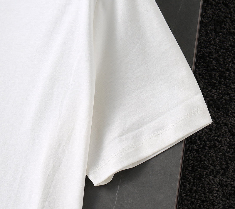 Burberry luxury t-shirt detail shot