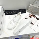 Givenchy Black Low-Top Sneakers - Heel Detail View