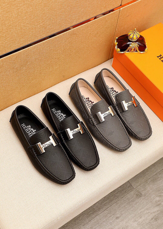 Hermes shoes Style 041 - texture and material detail
