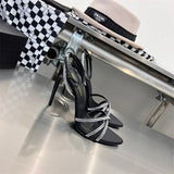 Close-up of Saint Laurent shoes craftsmanship