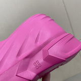 Givenchy Grey Ankle Strap Heels - Side Profile View