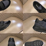 Burberry Burgundy Low-Top Sneakers - Side Profile View