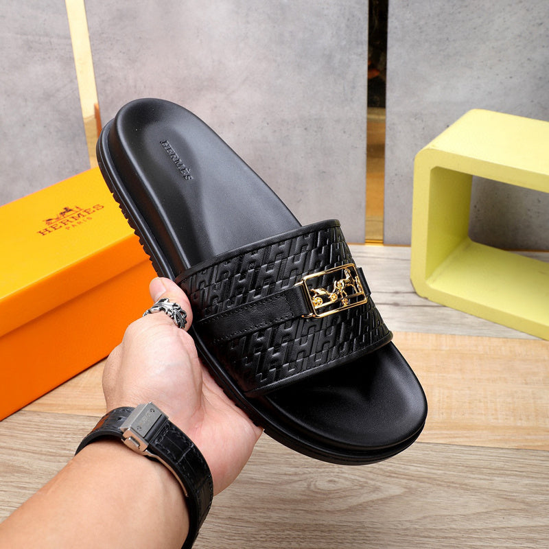Hermes shoes Style 036 - close-up of premium designer craftsmanship