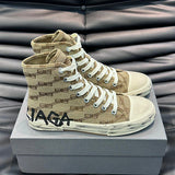 Balenciaga Nude Ankle Boots - Full Silhouette View