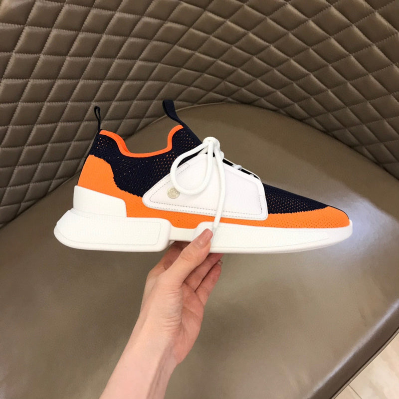 Hermes shoes Style 134 - close-up of classic monogram styling