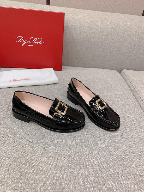 Roger Vivier luxury shoes detail shot
