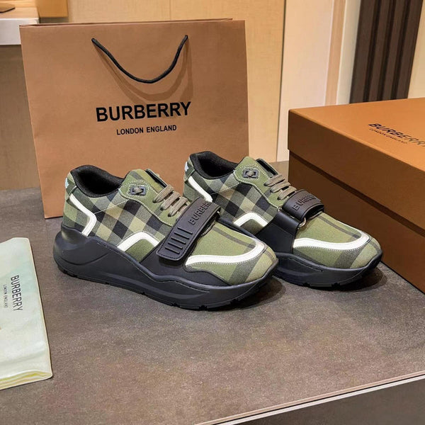 Burberry shoes Style 066 - front view, handcrafted italian detailing
