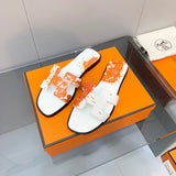 Hermes sandals Style 194 - close-up of refined designer finish