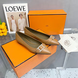 Hermes shoes Style 313 - texture and material detail