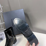 Saint Laurent luxury shoes detail shot